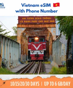 Vietnam eSIM with number by GoVNSIM