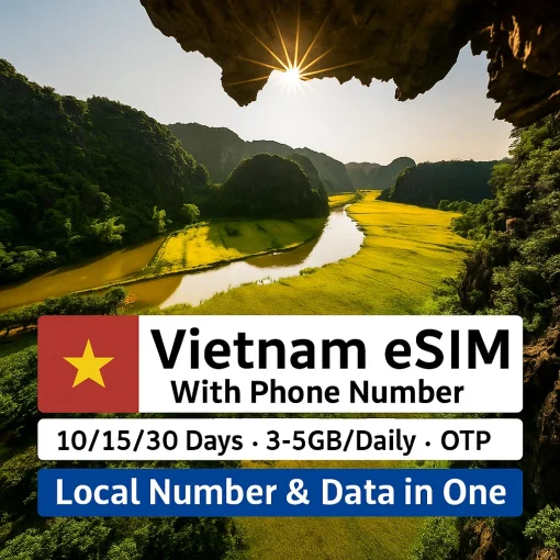 Vietnam eSIM With Phone Number GovnSim