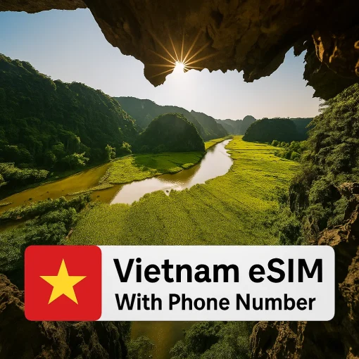Vietnam eSIM with phone number