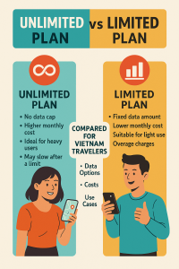 Unlimited vs Limited Plans for Vietnam Travelers – Compare Data Options, Costs, and Use Cases