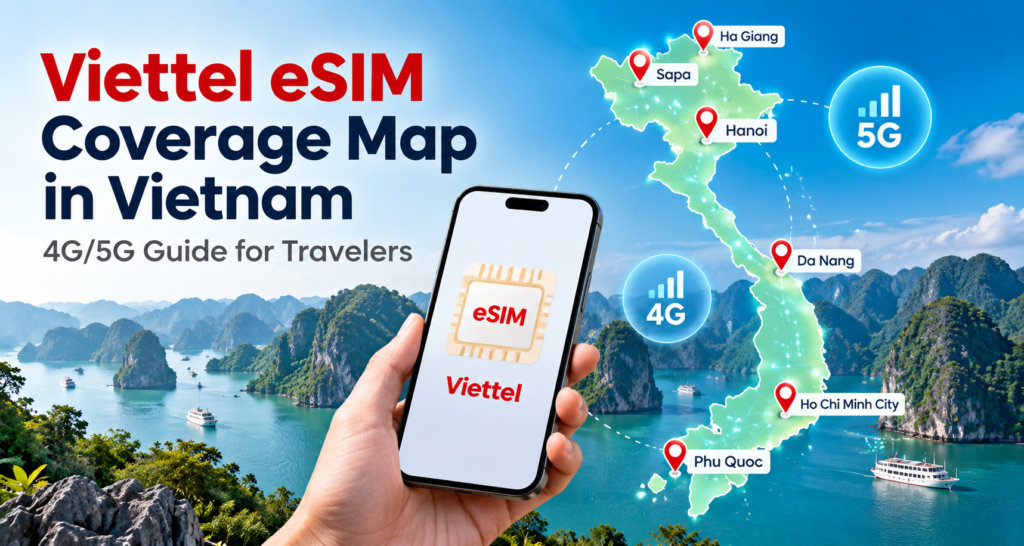 - Viettel eSIM 4G and 5G coverage map guide for Vietnam