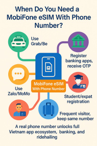 When Do You Need a MobiFone eSIM With Phone Number? 