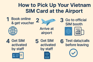 How to Pick Up Your Vietnam SIM Card at the Airport
