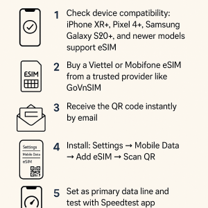 Step-by-Step: Activating an eSIM in Ho Chi Minh City