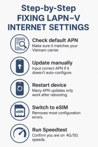 Step-by-Step: Fixing LAPN-V Internet Settings