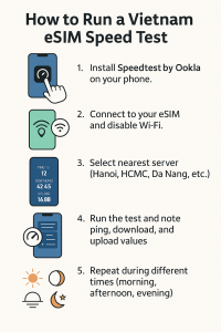 How to Run a Vietnam eSIM Speed Test