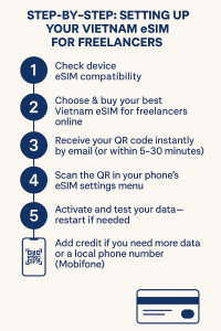 Best Vietnam eSIM for Freelancers: The 2025 Essential Guide