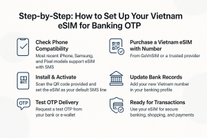 Step-by-Step: How to Set Up Your Vietnam eSIM for Banking OTP