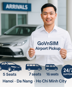 Vietnam Airport Picjk up by Govnsim