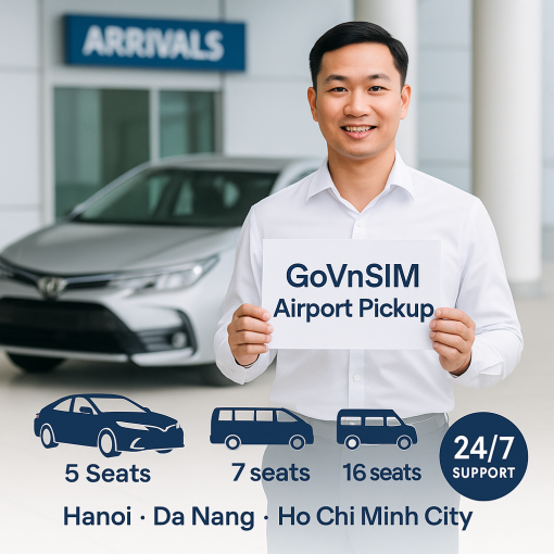 Vietnam Airport Picjk up by Govnsim